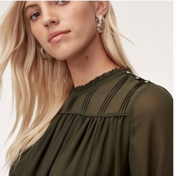 Aritzia - Wilfred Lourdes Blouse - Black - Size XXS - Picture 2 of 6